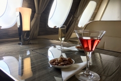 Im A380 von Emirates